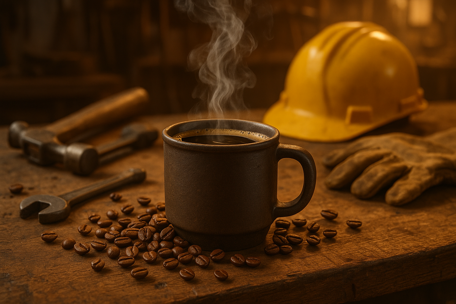 a cool image that goes with my buisiness idea which is coff catered for the trades people